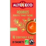 ALTER ECO Thé rouge au rooibos bio équitable