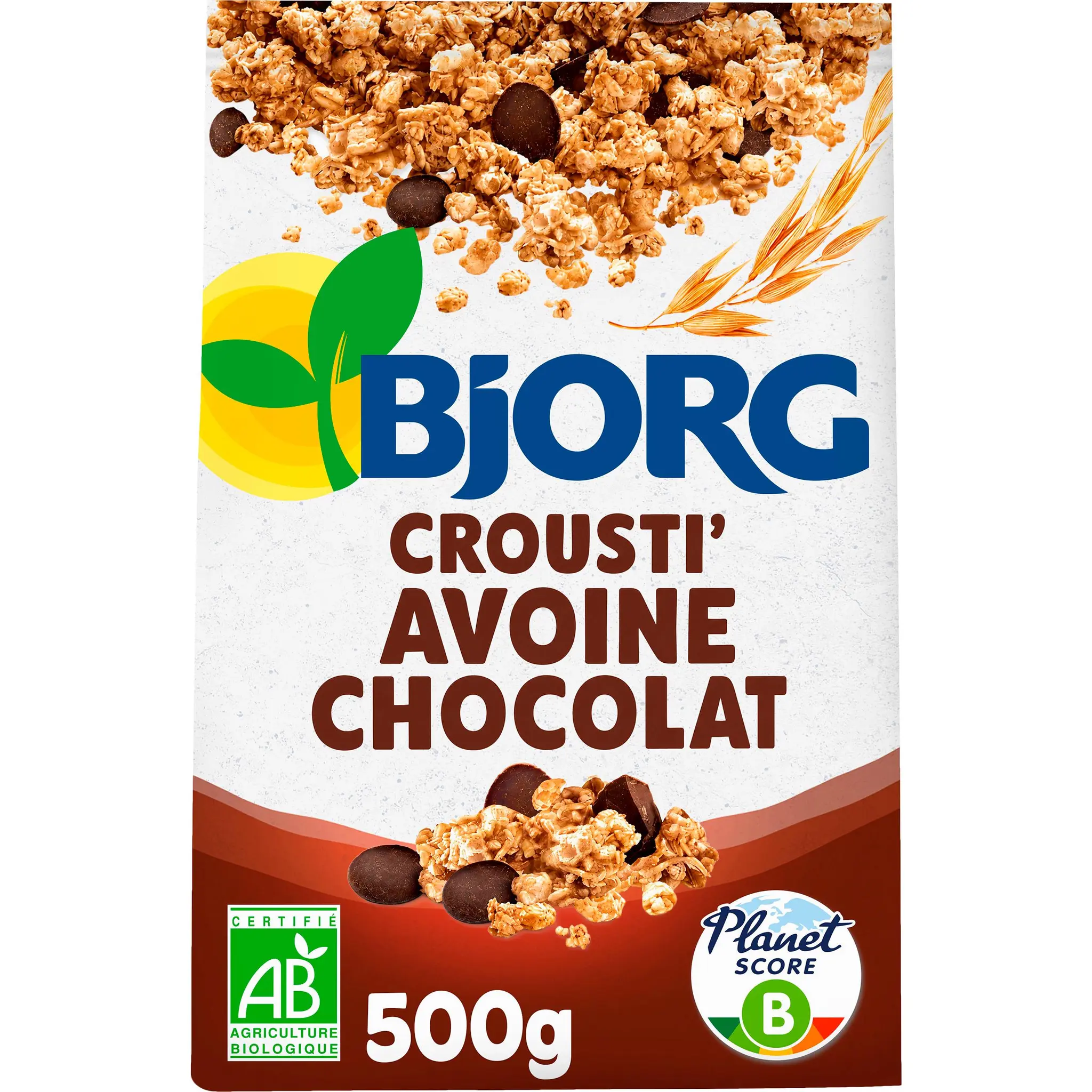 BJORG Crousti'avoine céréales bio au chocolat