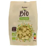 AUCHAN BIO Céréales coussins fourrés chocolat noisette