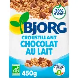BJORG Croustillant chocolat au lait bio