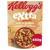 KELLOGG'S Céréales Extra granola au noix et graines