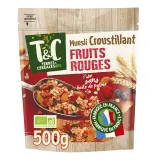 TERRES ET CEREALES Muesli croustillant aux fruits rouges bio