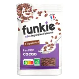 FUNKIE Les Pop Céréales de riz enrobées de cacao bio