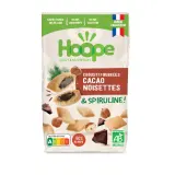 HOOPE Crousty fourrées cacao noisettes bio
