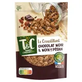 TERRES ET CEREALES Céréales croustillantes au chocolat noir et noix de pécan bio