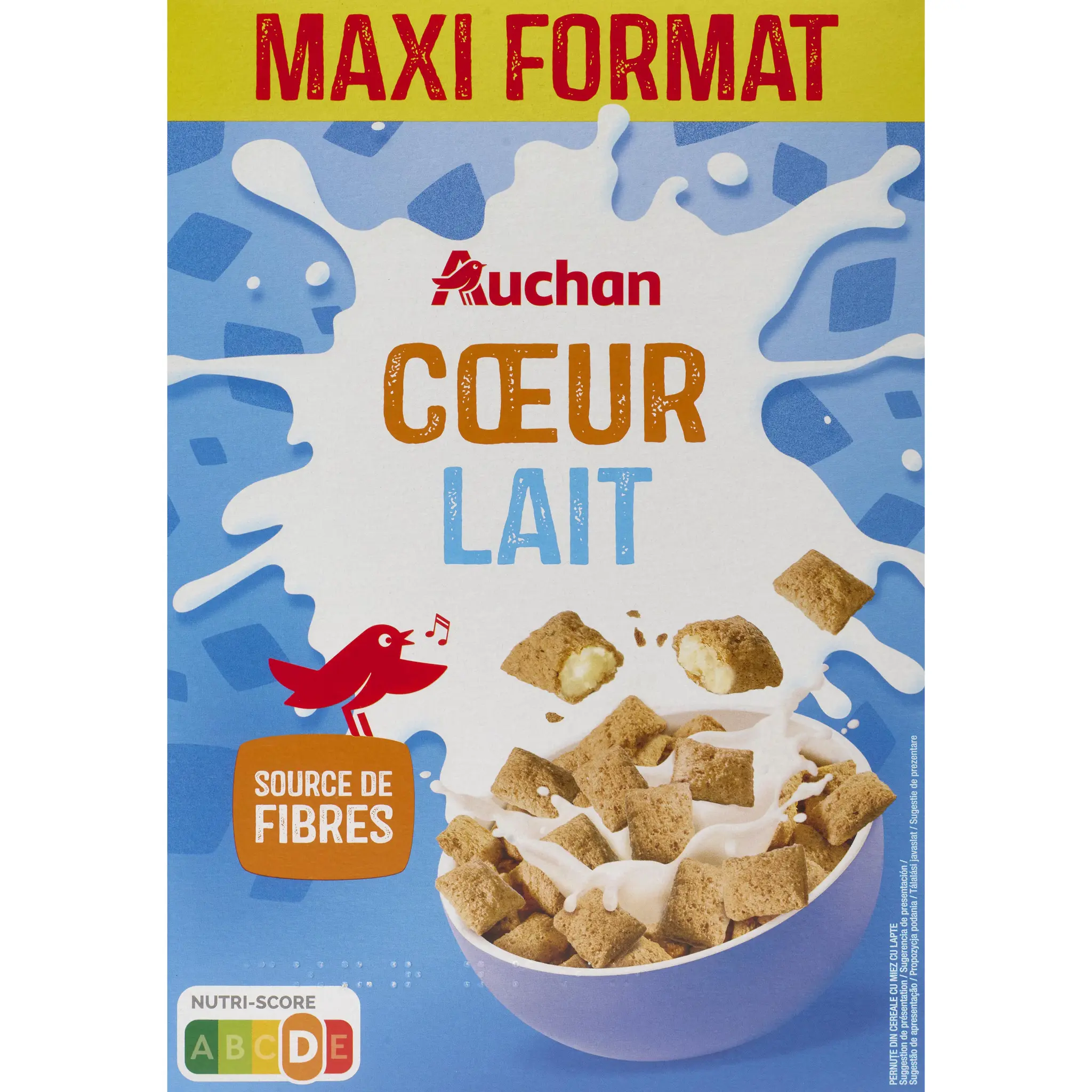 AUCHAN Céréales coeur de lait