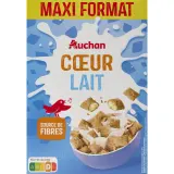 AUCHAN Céréales coeur de lait