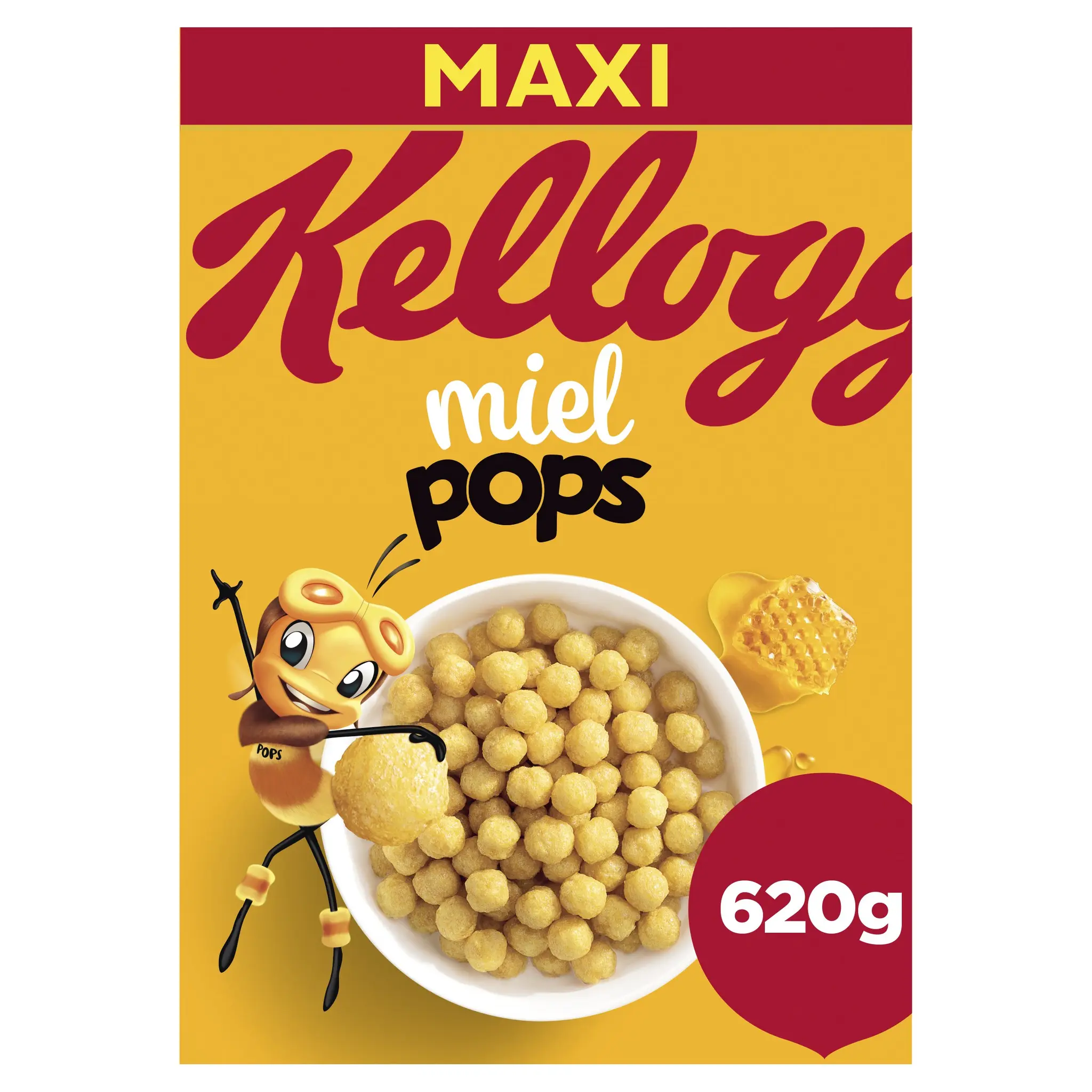 KELLOGG'S Miel pops Céréales au miel
