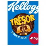 KELLOGG'S Trésor céréales fourrées chocolat au lait