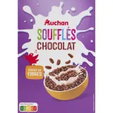 AUCHAN CocoCrack Céréales soufflées au chocolat