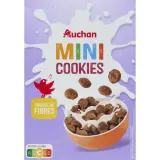 AUCHAN Céréales mini cookies