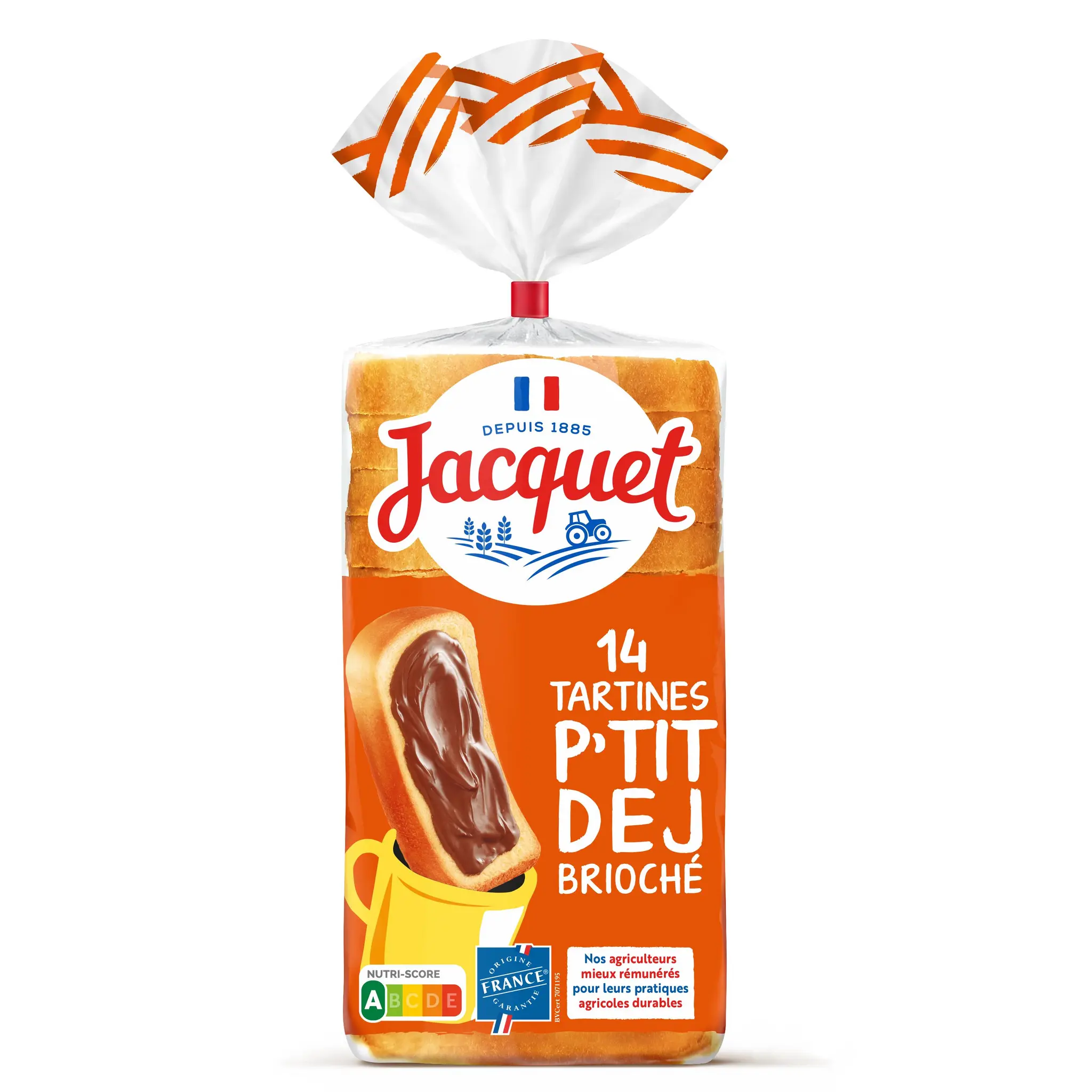 JACQUET Tartines p'tit dèj brioché