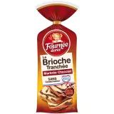 FOURNEE DOREE Brioche tranchée marbrée chocolat