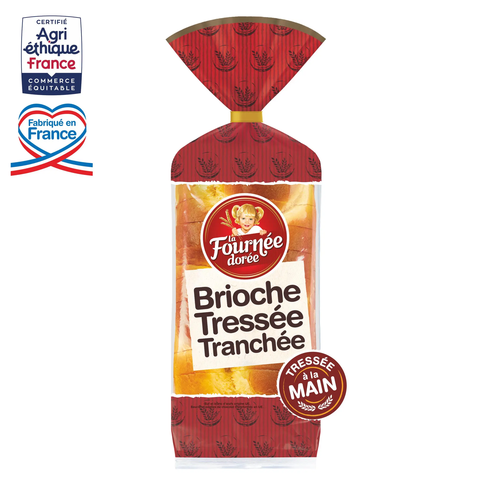 LA FOURNEE DOREE Brioche tressée tranchée