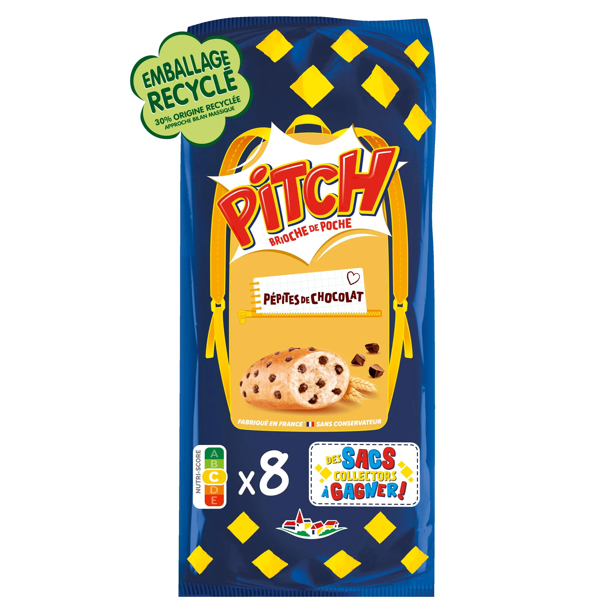 PITCH Brioche aux pépites de chocolat