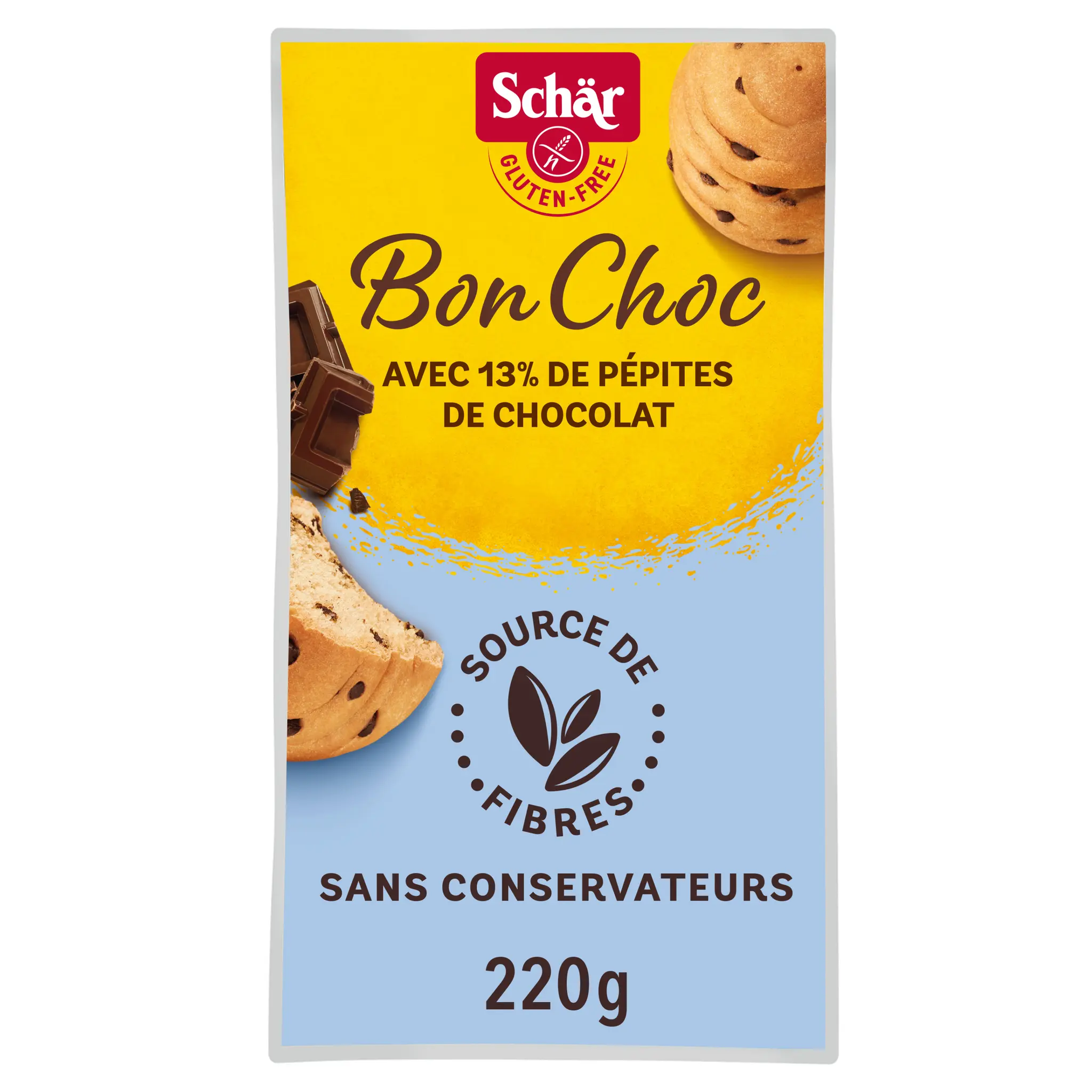 SCHAR Petit pain bon choc pépites de chocolat sans gluten