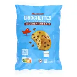 AUCHAN Briochettes aux pépites de chocolat au lait