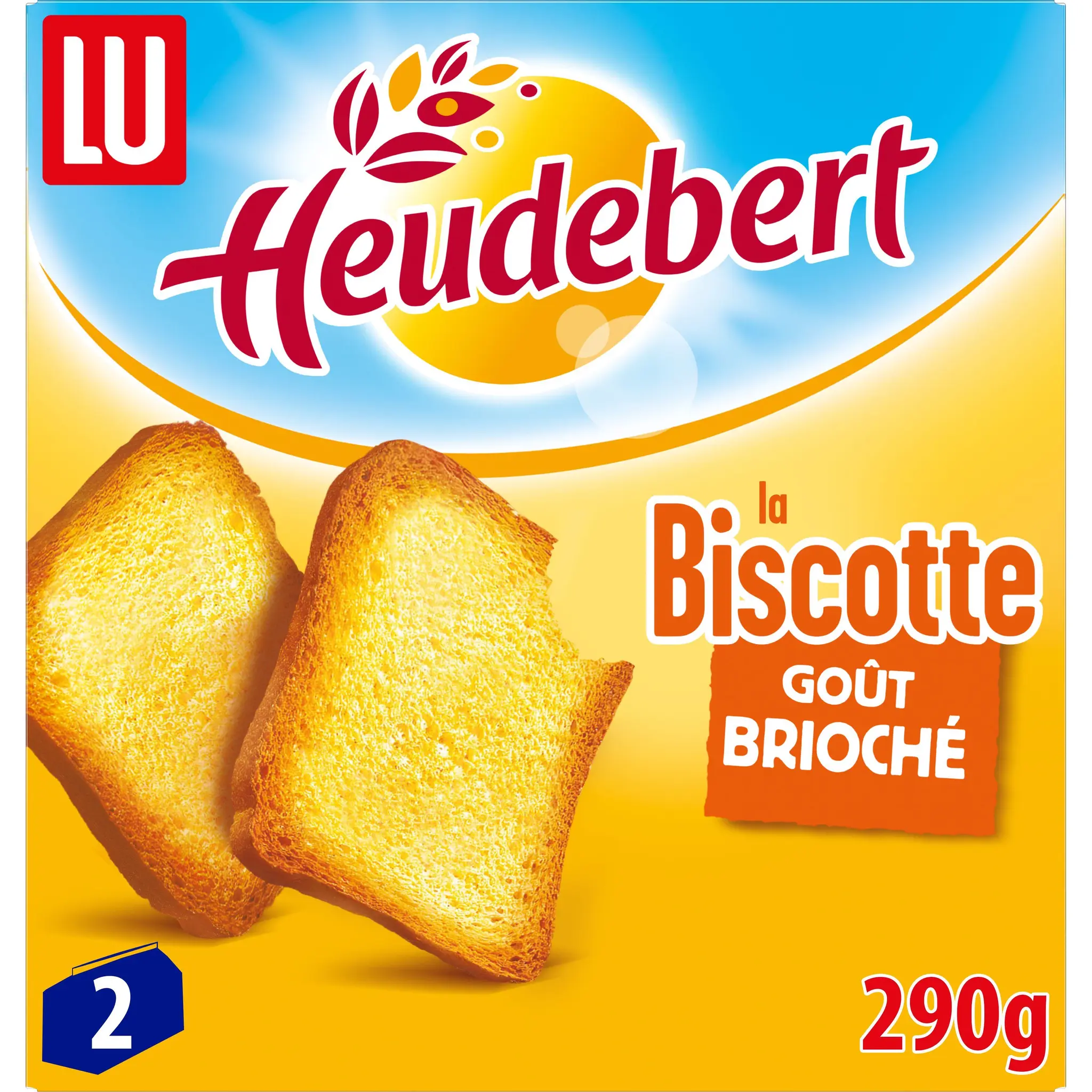 HEUDEBERT Biscottes goût brioché