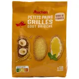 AUCHAN Petits pains grillés briochés