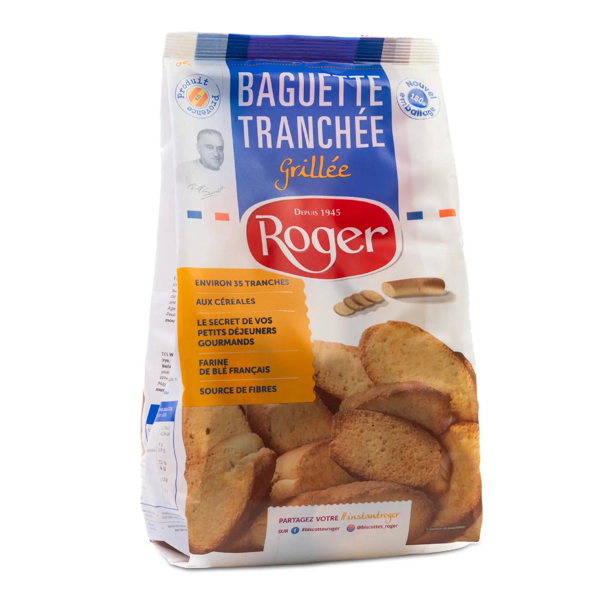 ROGER Baguette tranchée grillée