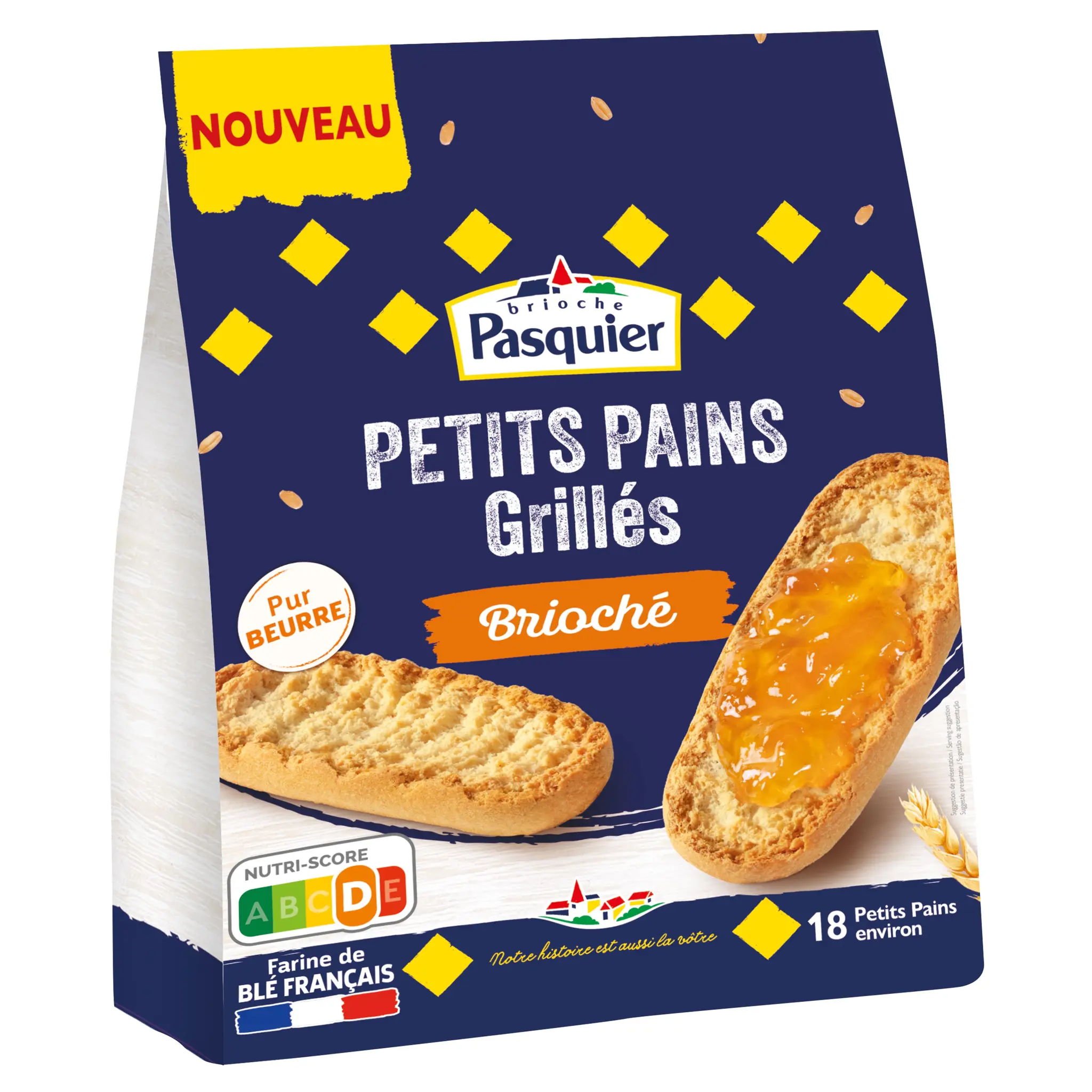 PASQUIER Petits pains grillés briochés pur beurre