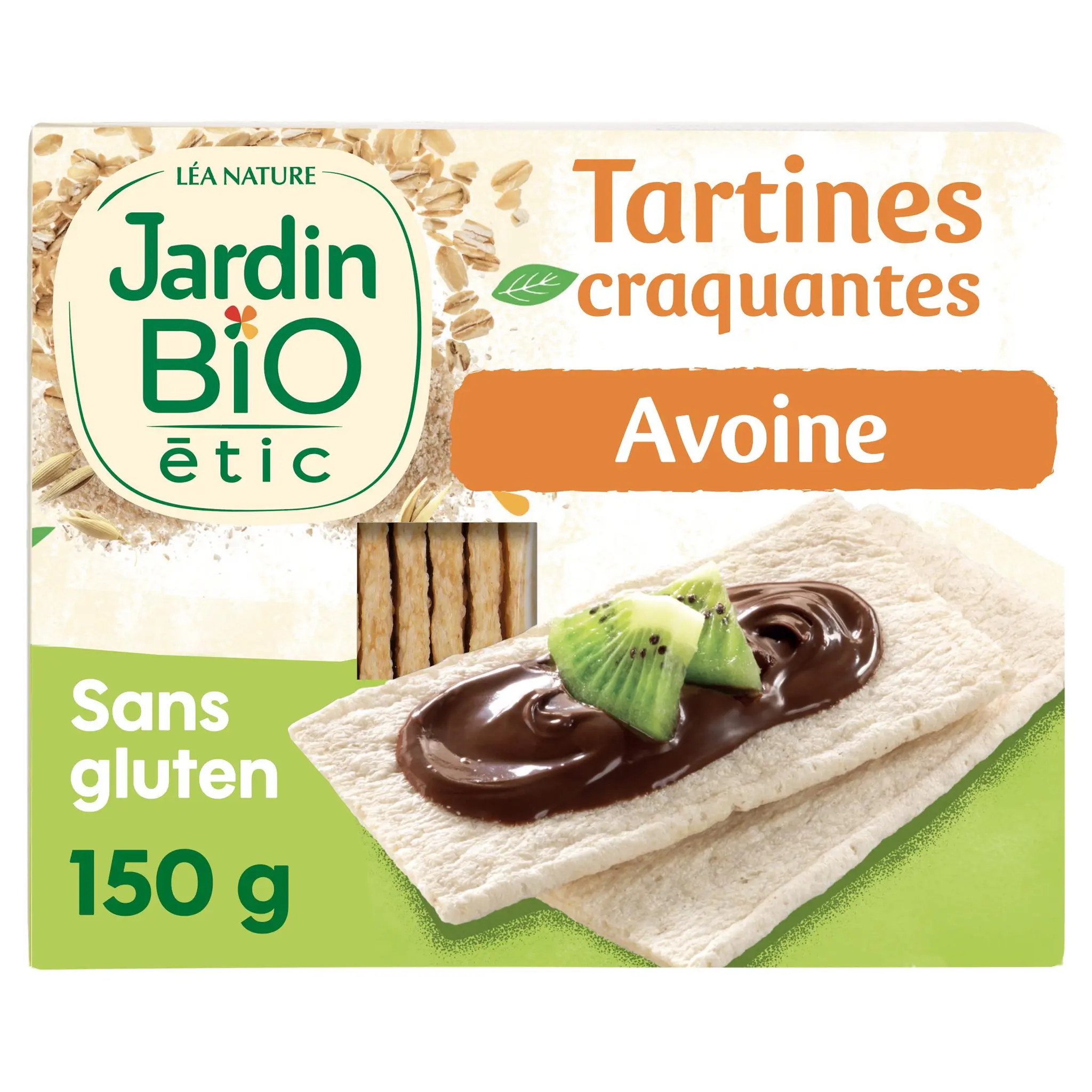 JARDIN BIO ETIC Tartines croquantes avoine sans gluten