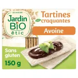 JARDIN BIO ETIC Tartines croquantes avoine sans gluten