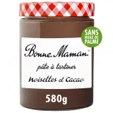BONNE MAMAN Pâte à tartiner noisettes et cacao