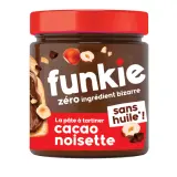 FUNKIE Pâte à tartiner bio onctueuse cacao noisette