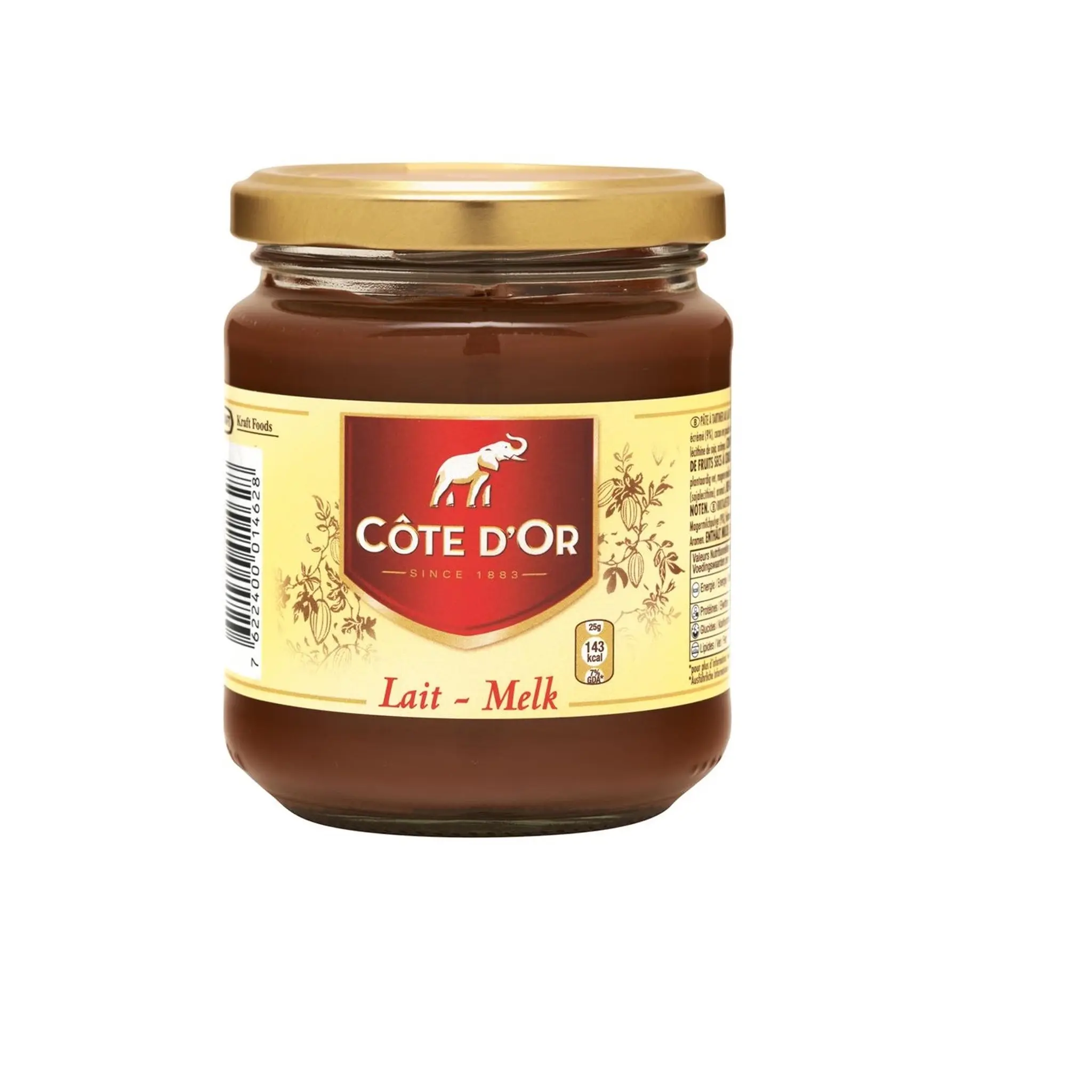 COTE D'OR Pâte à tartiner chocolat au lait