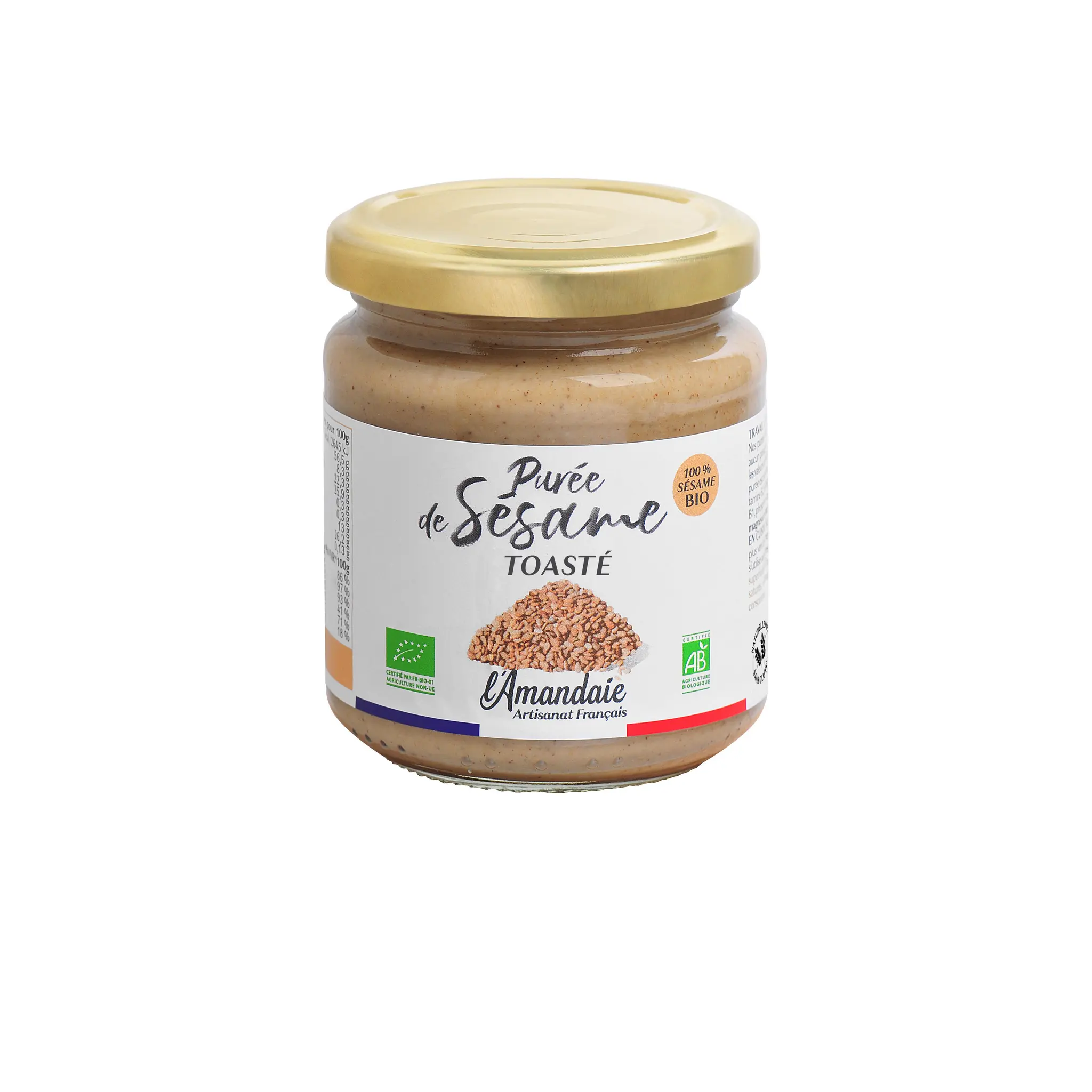 L'AMANDAIE Purée de sésame complet bio