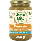 JARDIN BIO ETIC Purée de sésame et tahin sans sucres ajoutés en bocal