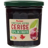AUCHAN Confiture extra de cerises