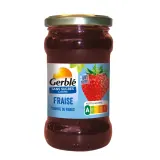 GERBLE Confiture fraise sans sucres ajoutés