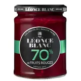 LEONCE BLANC Confiture aux fruits rouges 70% de fruits