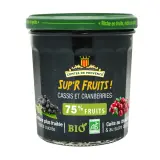 LES COMTES DE PROVENCE Confiture de cassis et cranberries bio