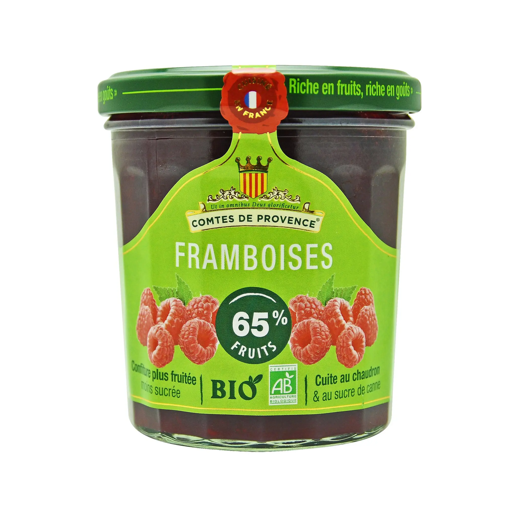 LES COMTES DE PROVENCE Confiture de framboises bio
