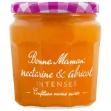 BONNE MAMAN Intenses Confiture extra de nectarines et abricots allégée