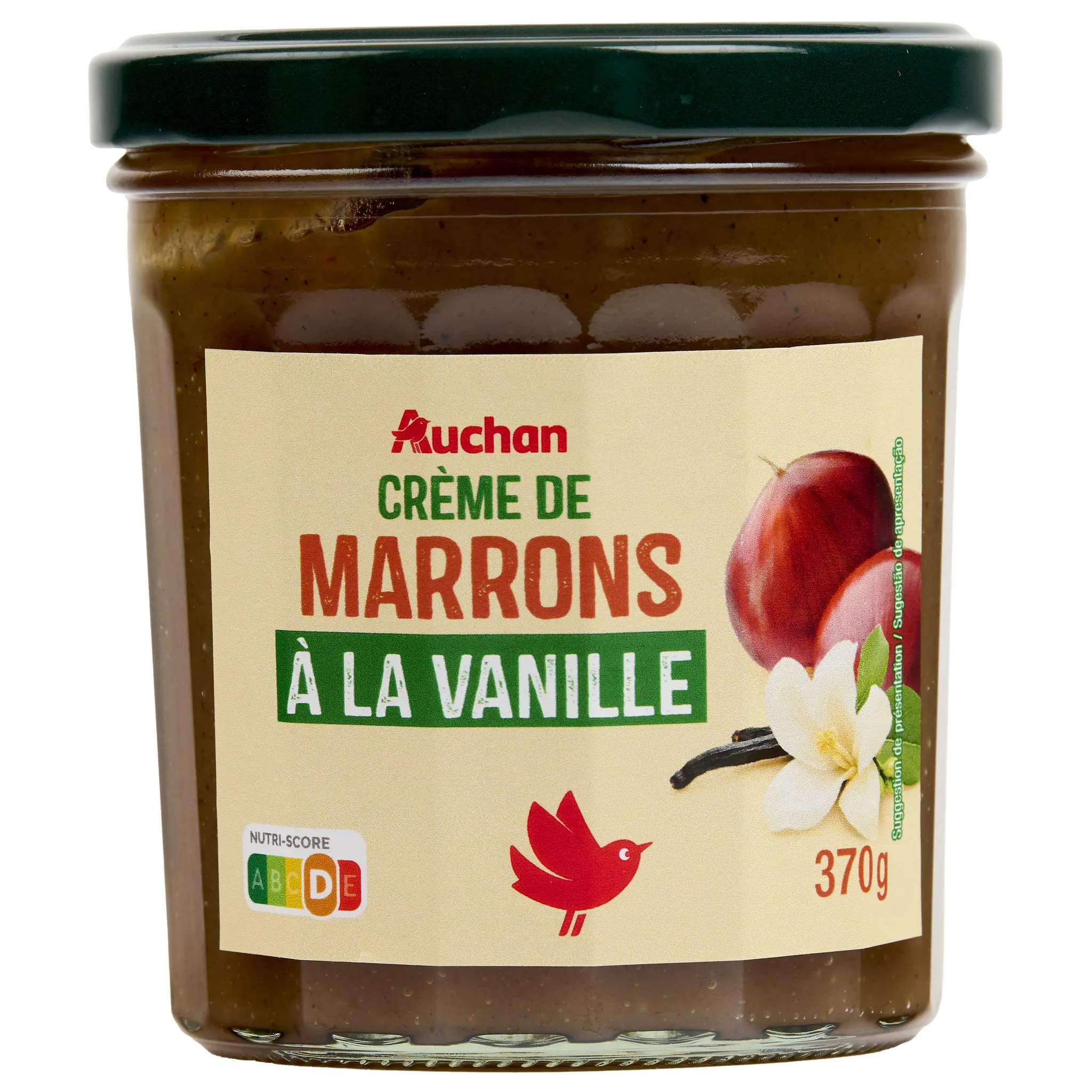 AUCHAN Crème de marron à la vanille