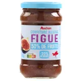 AUCHAN Confiture allégée de figue
