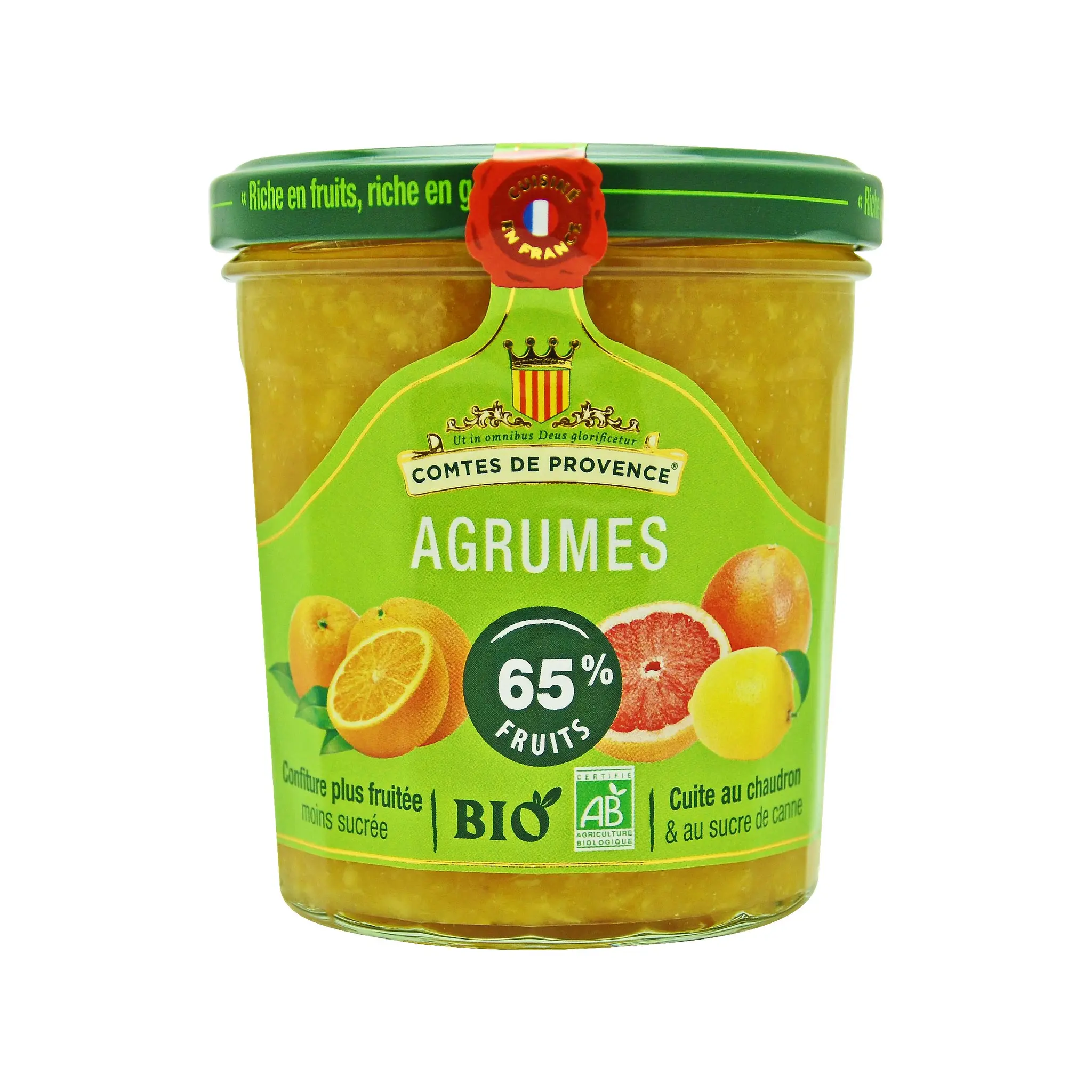 LES COMTES DE PROVENCE Confiture d'agrumes bio