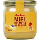 AUCHAN CULTIVONS LE BON Miel crémeux de fleurs de France fruité et acidulé