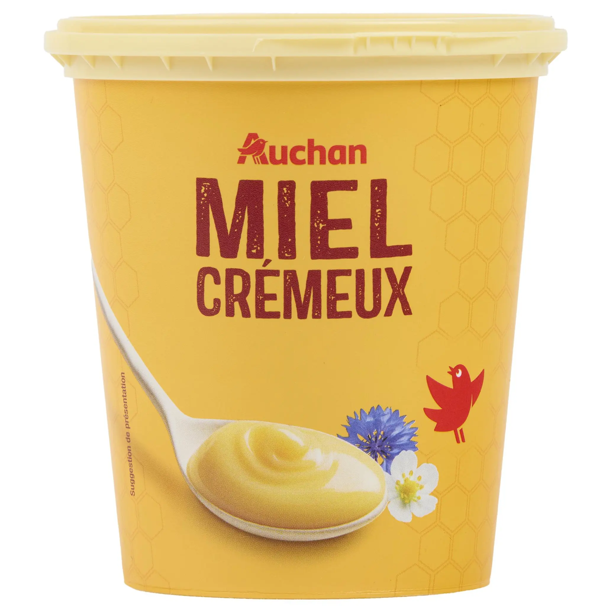 AUCHAN Miel crémeux doux et fondant