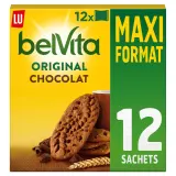 BELVITA Biscuits petit-déjeuner original chocolat sachets fraîcheur