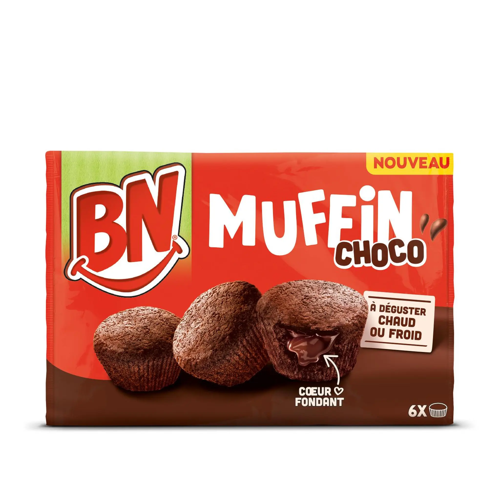 BN Muffins choco au cœur fondant