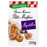 BONNE MAMAN Petits muffins moelleux aux myrtilles confites