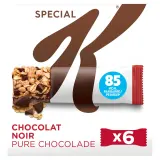 KELLOGG'S Spécial K Barres de céréales au chocolat noir