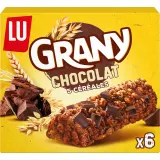 GRANY Barres de céréales au chocolat et 5 céréales