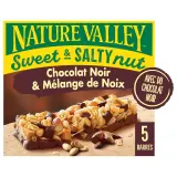 NATURE VALLEY Sweet & Salty Nut barres de céréales au chocolat noir, cacahuètes, amandes