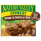 NATURE VALLEY Crunchy Barres de céréales avoine et chocolat